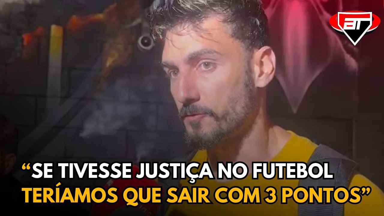 RAFAEL LAMENTA DERROTA PARA O ATLÉTICO-MG E DIZ QUE SÃO PAULO DEVERIA TER VENCIDO