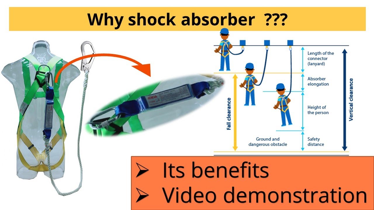 Safety Belt Shock Absorber || Comparision between with or without shock absorber with demonstration