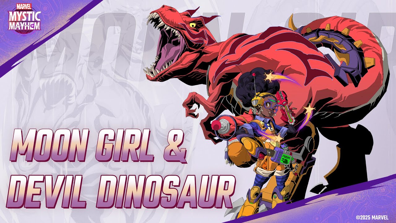 ​MARVEL Mystic Mayhem | Character - Moon Girl &Devil Dinosaur | Global launch on June 25th (PDT)！