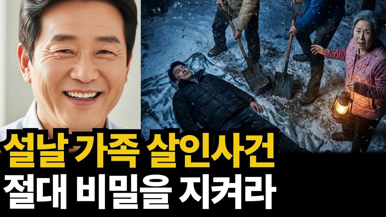 설날가족살인사건.그누구도믿지마라비밀을지켜라누가범인인가