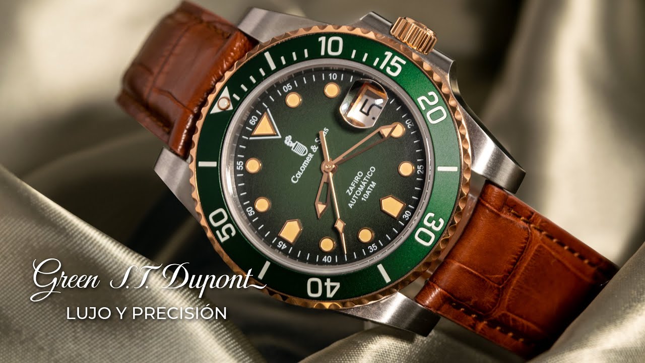 Nuevo reloj Green S.T. Dupont de Colomer & Sons