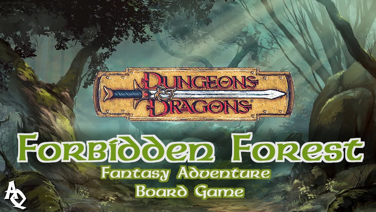 Dungeons and Dragons the Fantasy Adventure Board Game Forbidden Forest