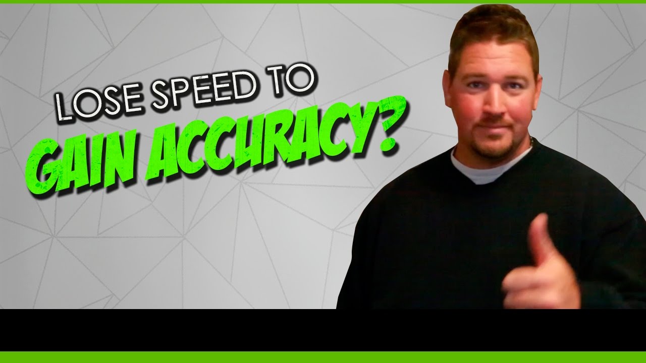 Should I pitch SLOWER to gain pitching ACCURACY?