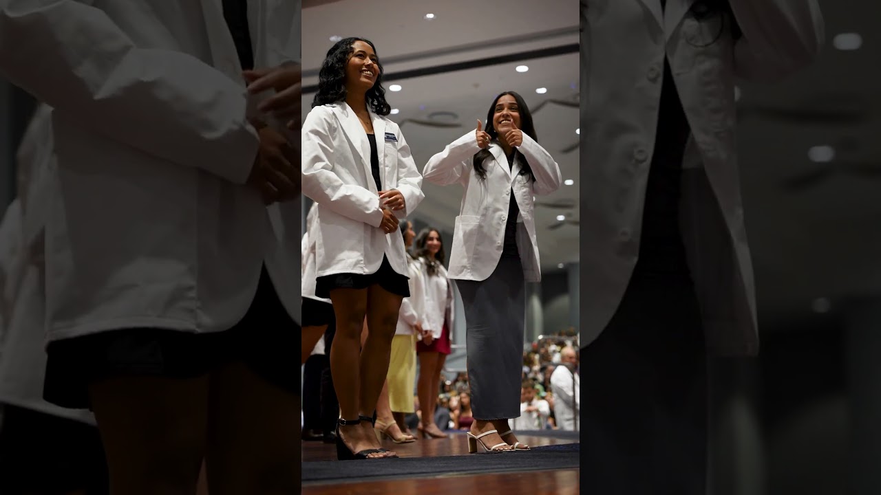 New 🥼 club members: Welcome! #DownersGrove #WhiteCoatCeremony #MidwesternUniversity #shorts