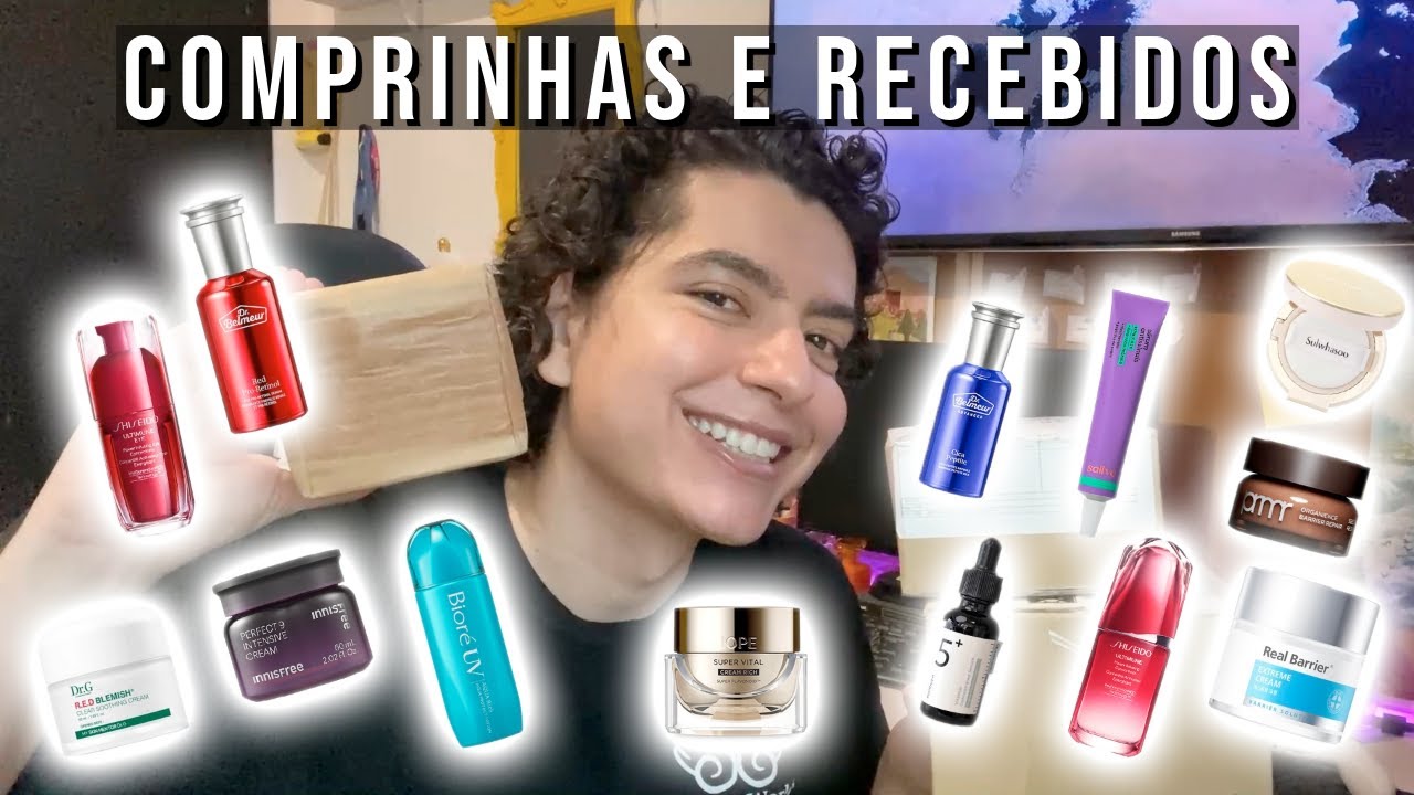 COMPRINHAS E RECEBIDOS DE JANEIRO - FIZ O ESTOQUE DO ANO EM K-BEAUTY