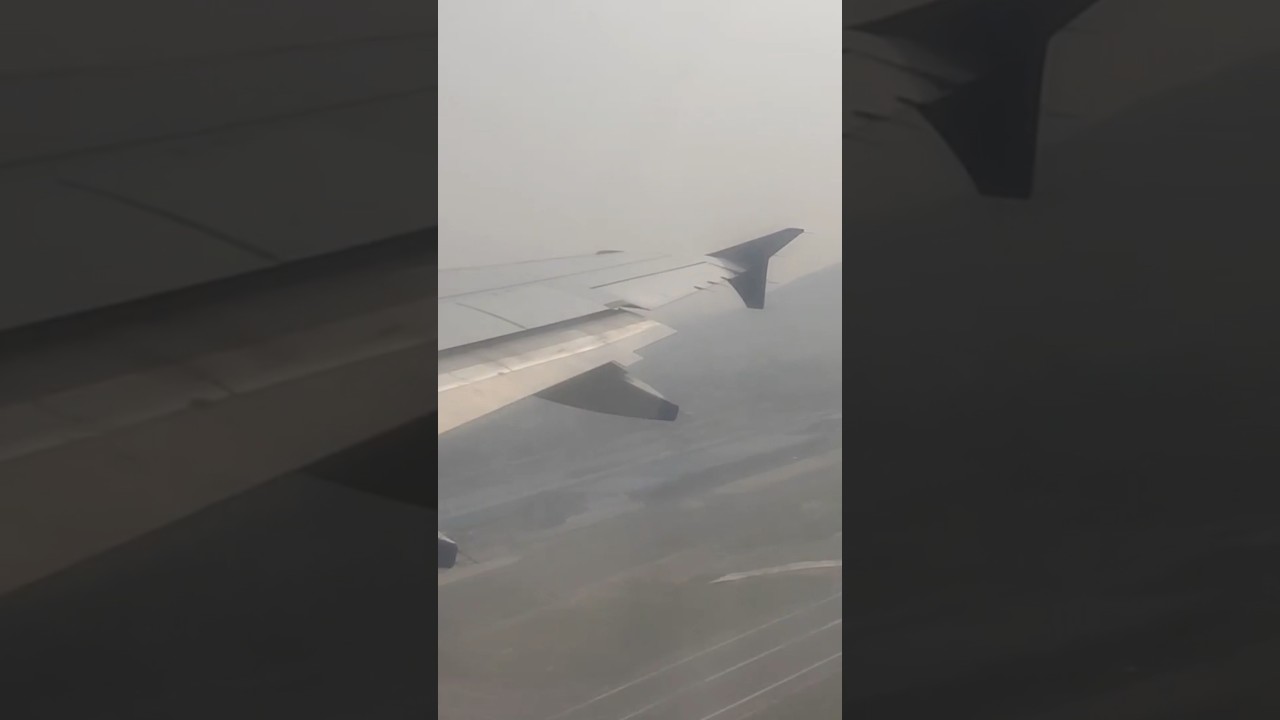Take off in Dense Fog❤️😍#patna