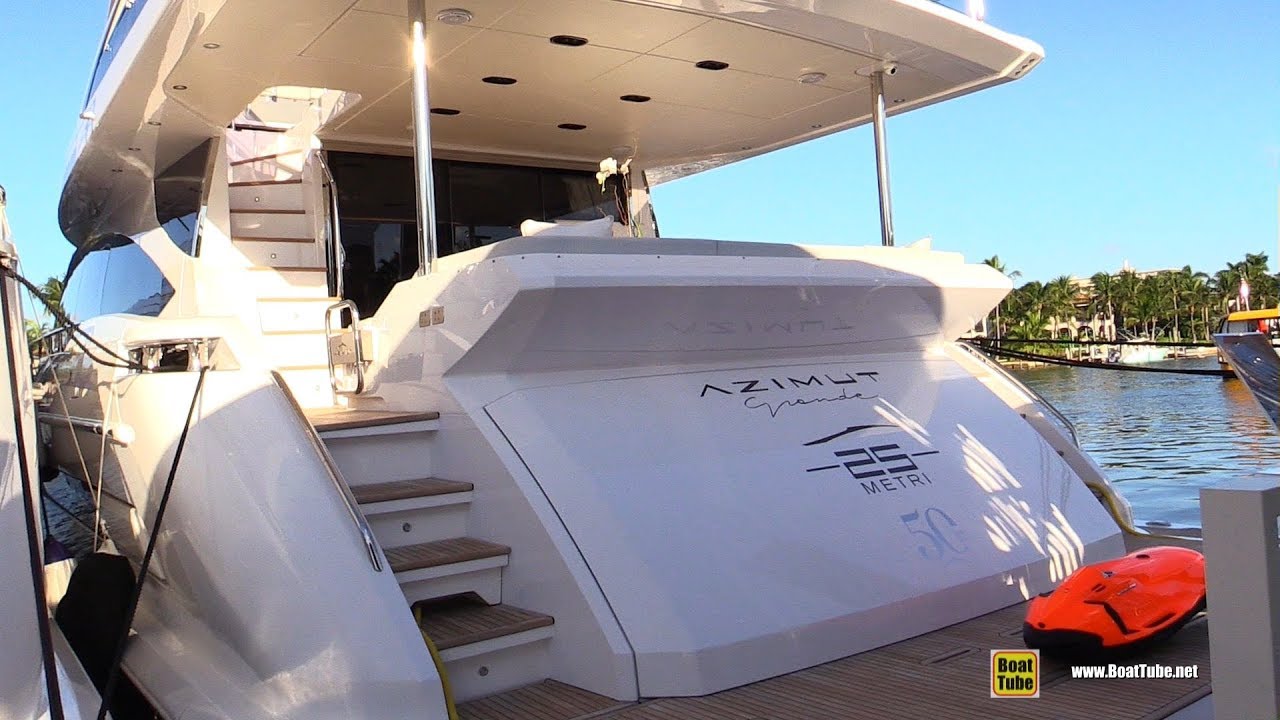 2020 Azimut Grande 25 Metri Luxury Yacht - Walkaround Tour - 2019 Fort Lauderdale Boat Show
