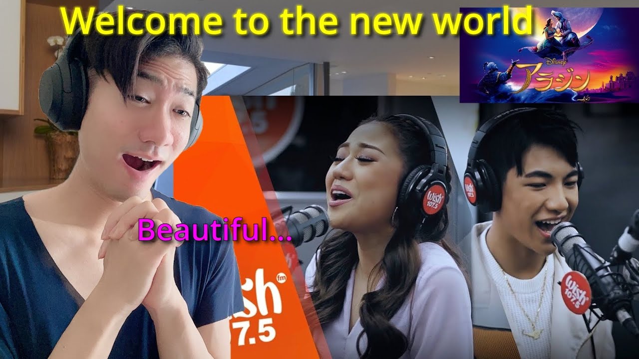JAPANESE VOCAL COACH REACTION/Morissette, Darren Espanto perform A Whole New World,Aladdin's Theme