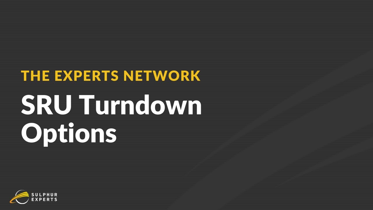 Sulfur Recovery Turndown Options