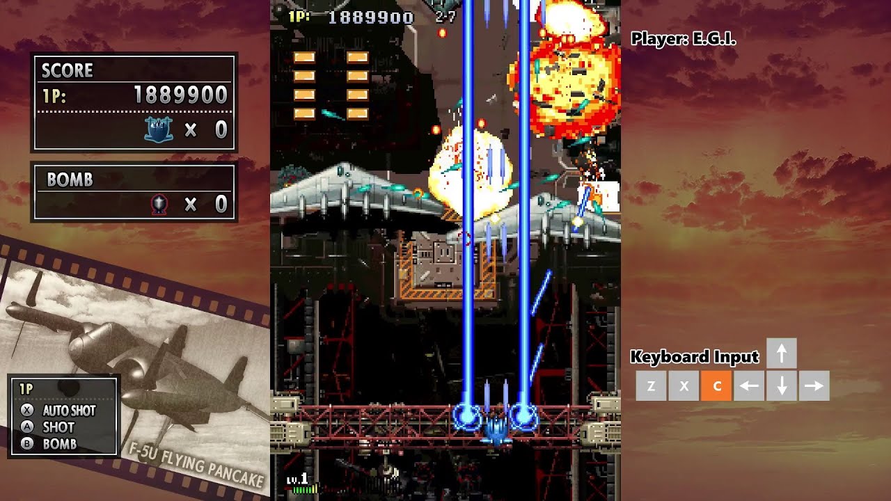 STRIKERS 1945II 2-ALL Clear - 2,333,100 (F5U Flying Pancake)