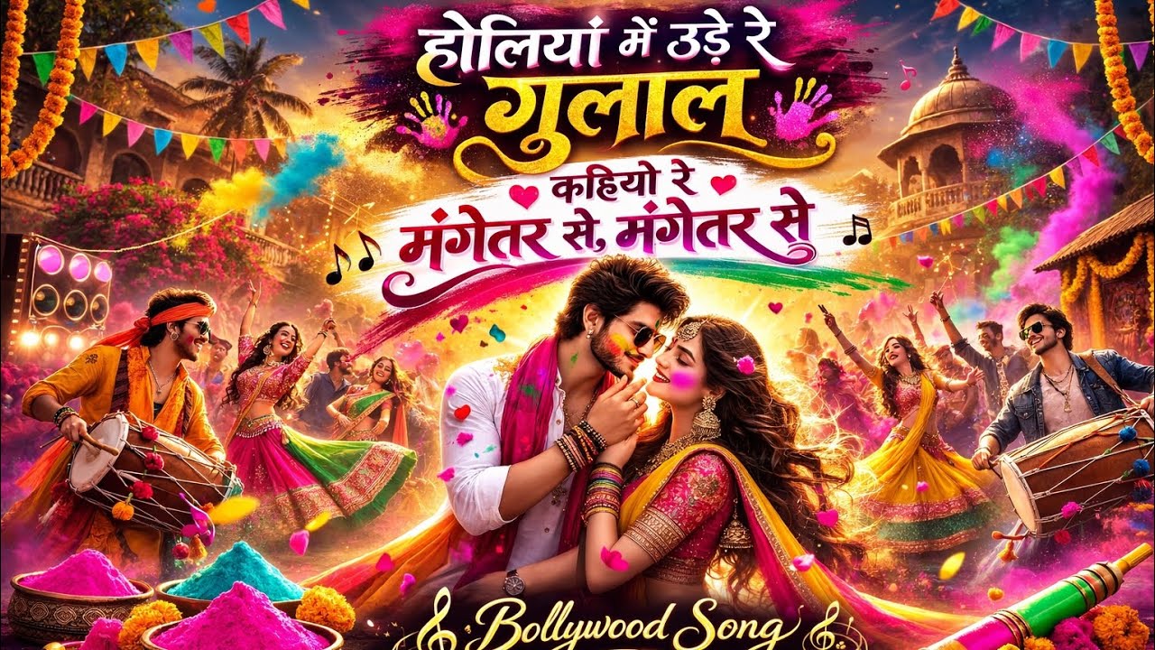 #song Holi special bollywood song| होलियां में उड़े रे गुलाल कहियो रे मंगेतर से मंगेतर | #video 