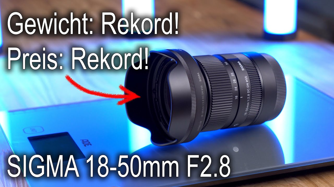 SIGMA 18-50 F2.8 Objektiv Test 😱 Das ist schon beeindruckend!!!