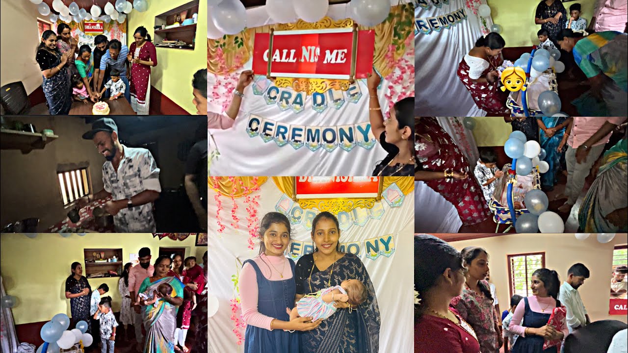 Raksha akkana baaledha cradle ceremony🥰👧 / Pudhar Dade deeyer?❤️‍🩹