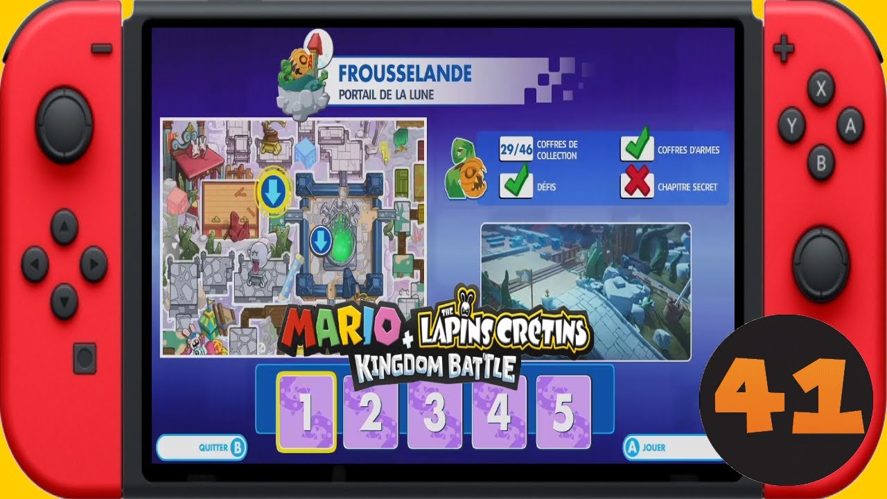 Switch - Mario Lapin Crétin Kingdom Battle - 41 - Monde 3 : Frousseland - Coffre manquant