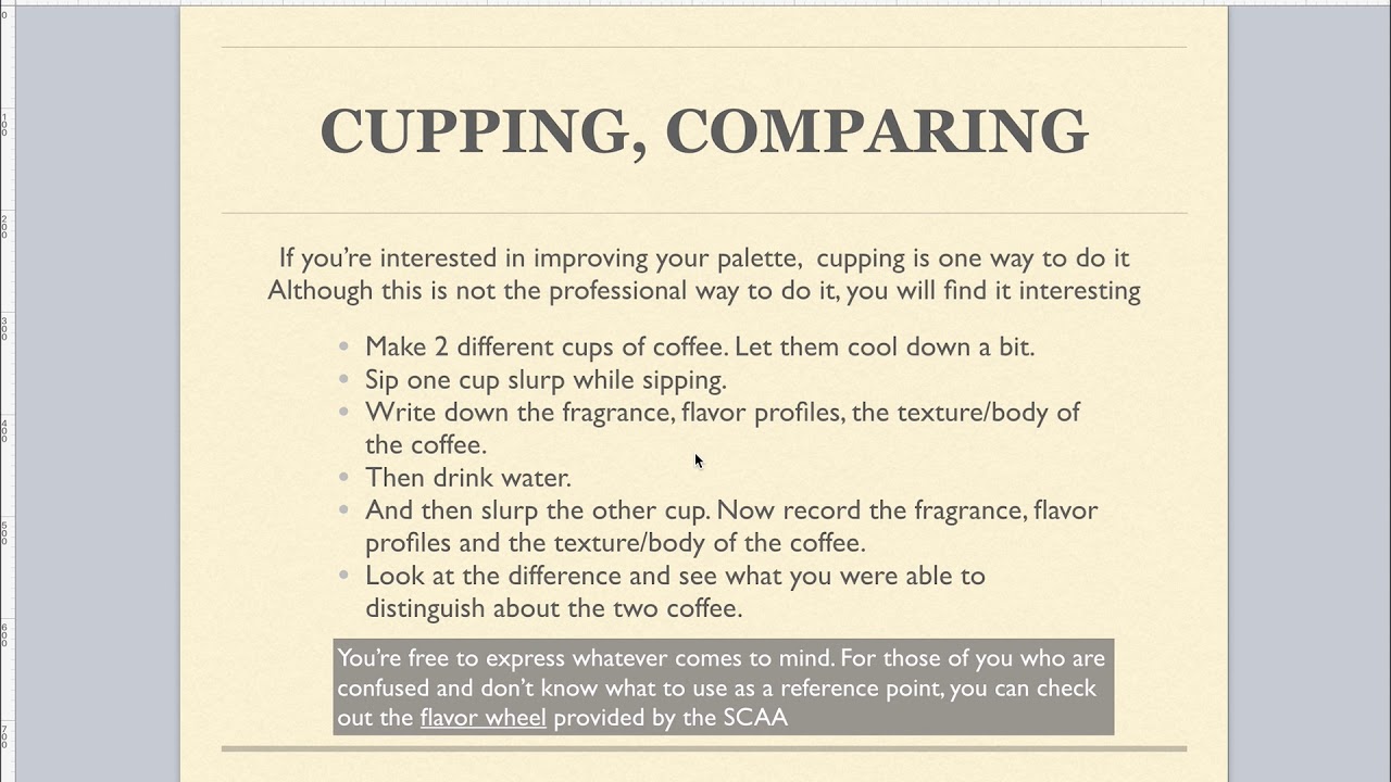 Coffee Tips: Cupping Coffee at Home