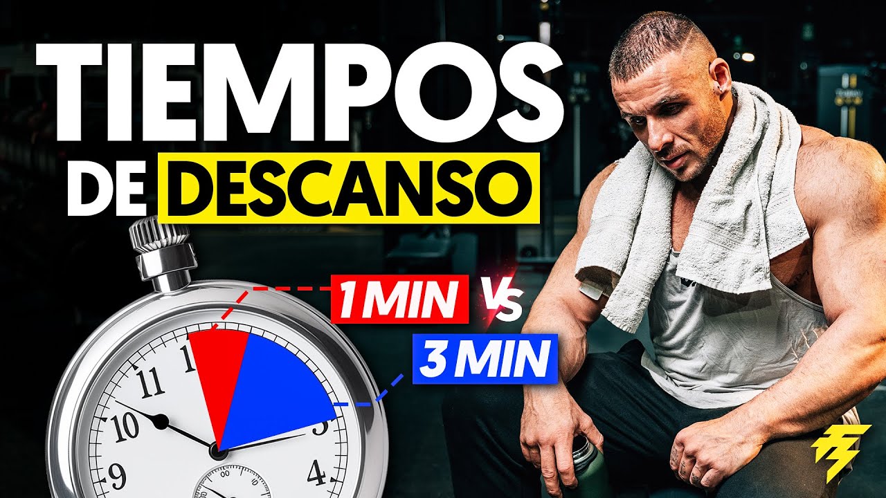 ¿Cuánto Tiempo DESCANSAR ENTRE SERIES para GANAR MÚSCULO?