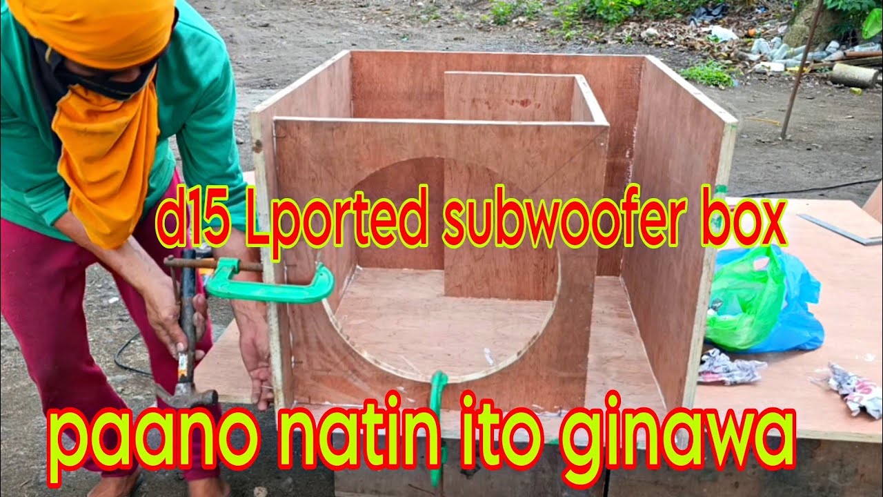 paano gumawa Ng d15 lported subwoofer box