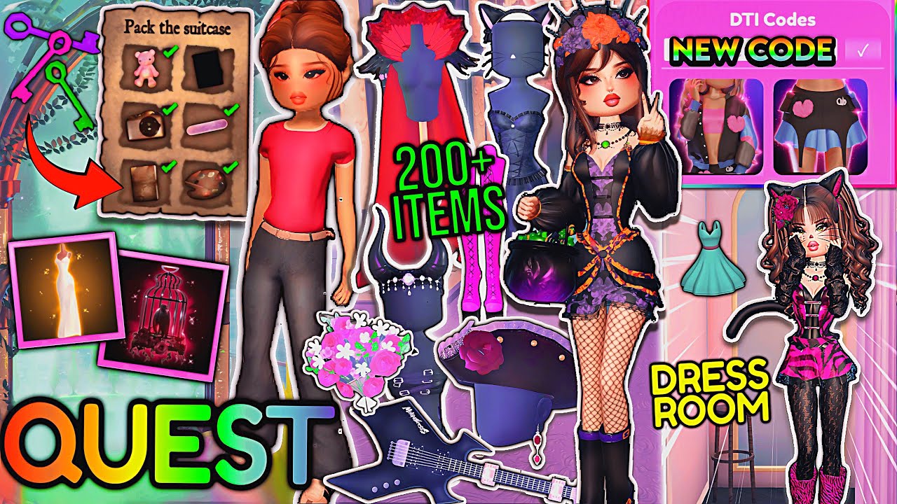 BIG HALLOWEEN UPDATE! *CODES*, 200+ ITEMS, QUEST GUIDE + PRIZES & SECRETS! | Dress To Impress