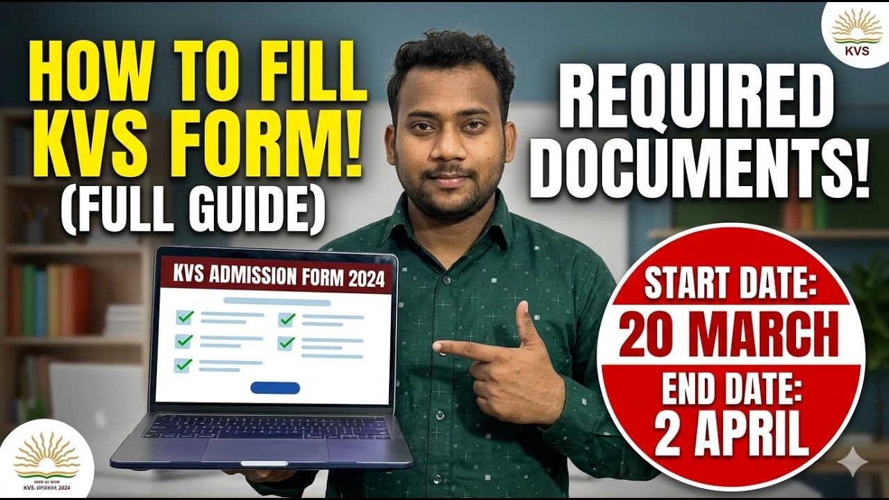 How to fill KVS Form || Kendriya Vidyalaya Sangathan Admission 2026 ||
