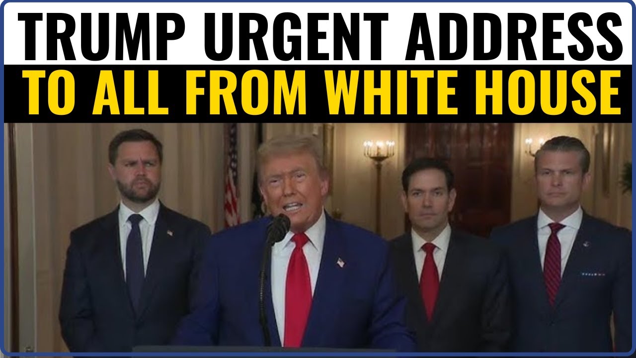 Trump LIVE: US President Donald Trump Urgent Address To The World From White House | Russia | China