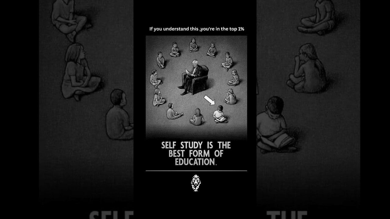 Self study is the best form of Education #success #motivation