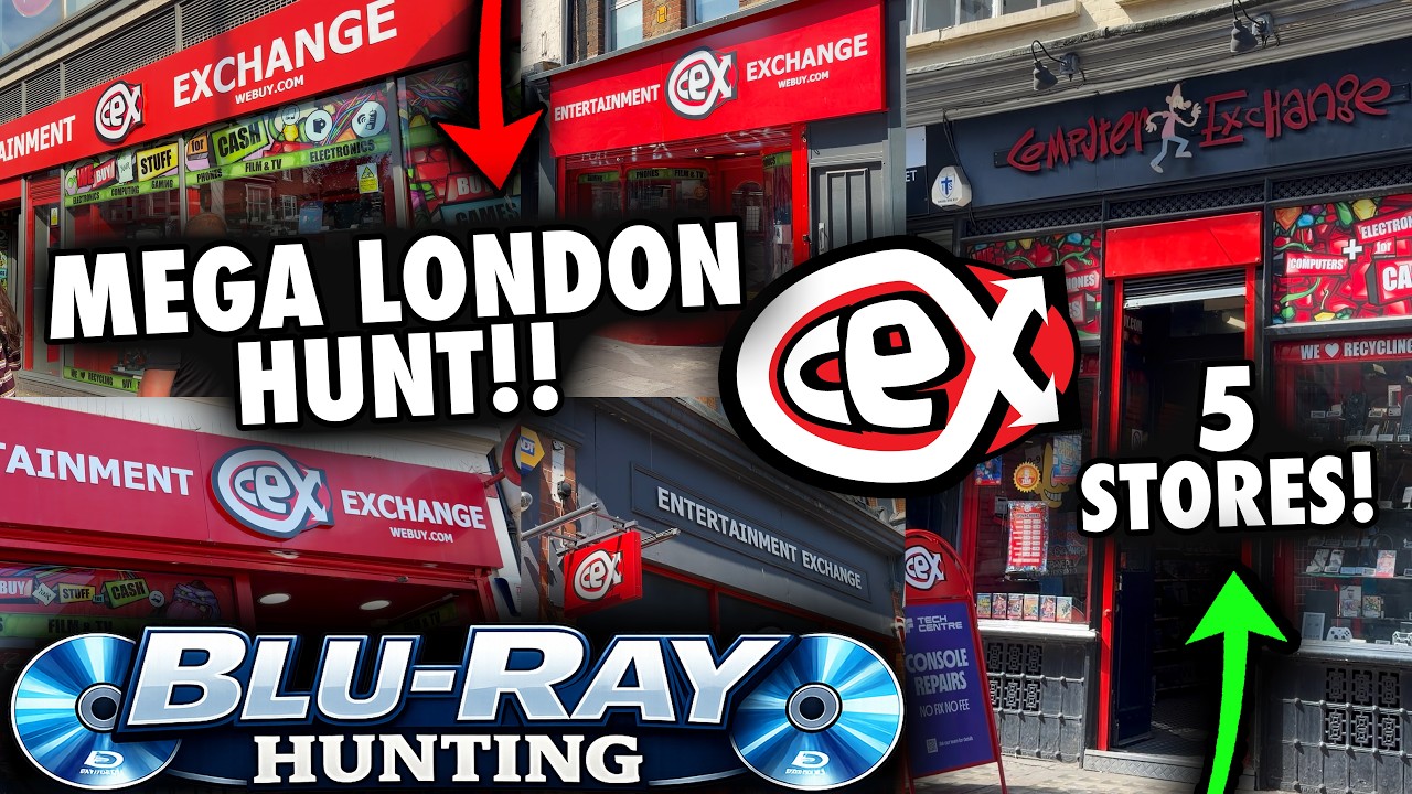Blu-ray Hunting - MEGA LONDON CEX HUNT VISITING 5 STORES!!!