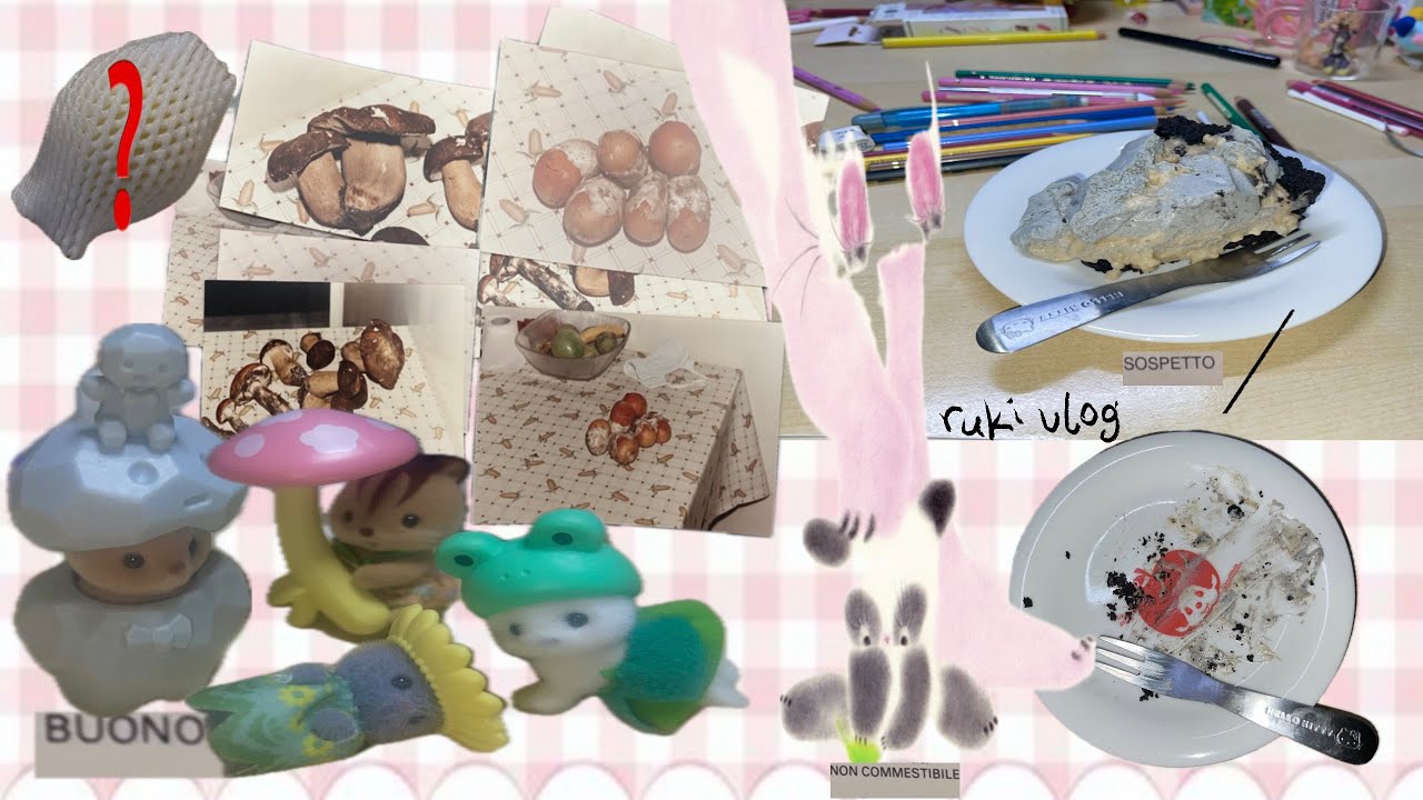 finish my Painting•Sylvanian Fairy Forest•MushroomMaxxing+daily life| ruki vlog