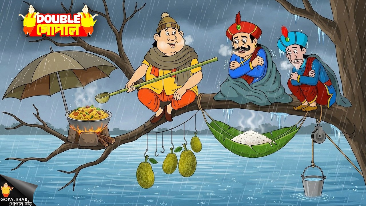 গাছে চুলা, নিচে বন্যা! গোপাল ভাঁড়ের মজার গল্প | Gopal Bhar | গোপাল ভর | New Episode 2026