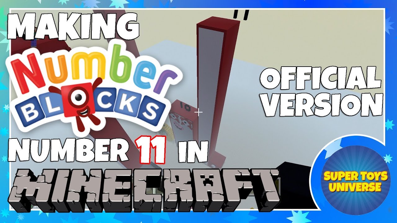 Making Numberblock Number 11 Official in Minecraft
