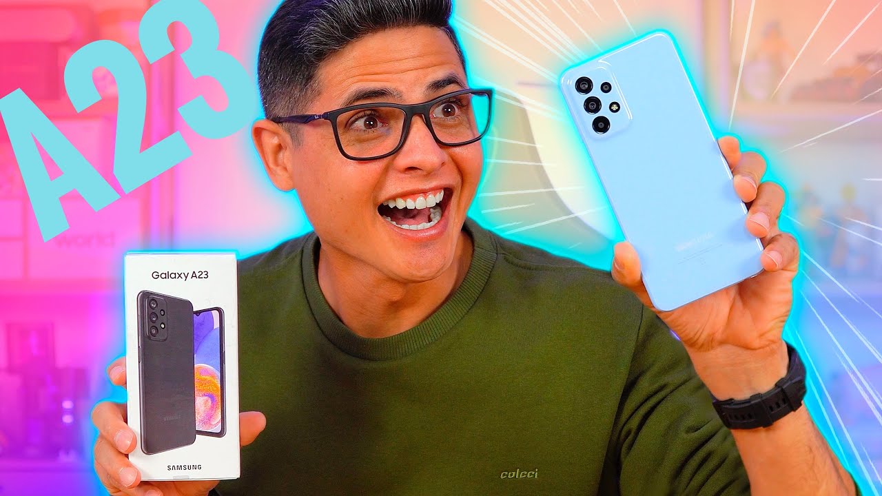 CHEGOU! Samsung GALAXY A23 - Mais um SMARTPHONE BÁSICO no mercado! Unboxing e Impressões