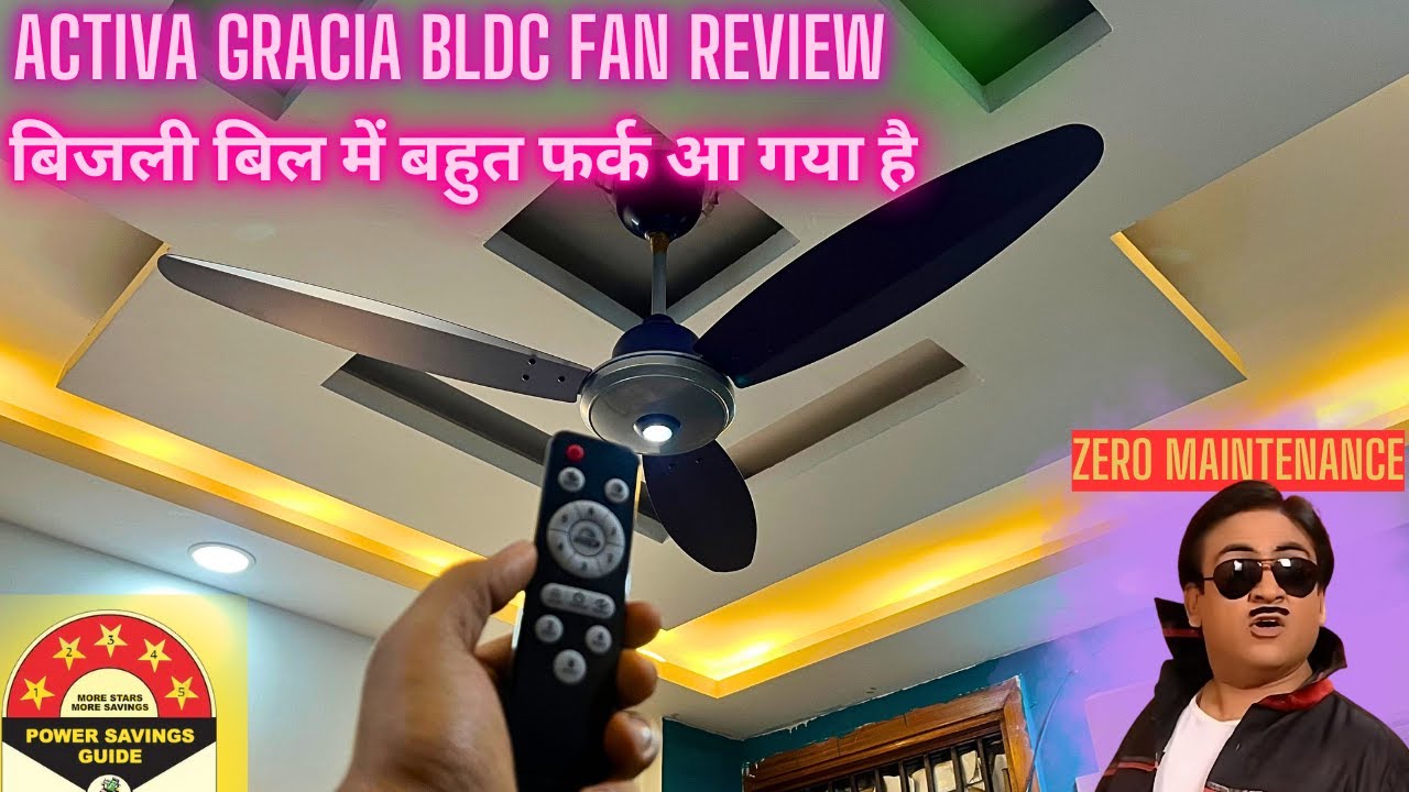 Activa gracia bldc fan Install & Review | Best Ceiling Fan Under 2000 | Best BLDC Fan in India 2025