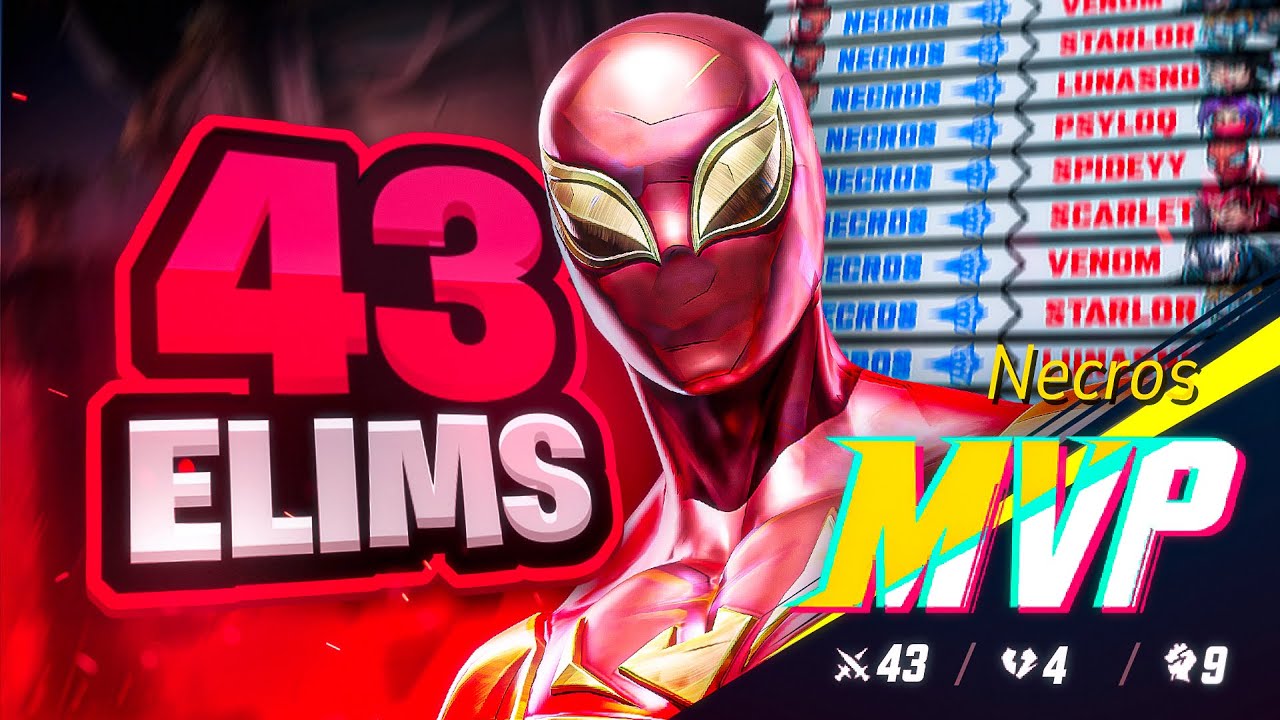 43 Elims 29 Finals In My *BEST* Spidey Game YET!