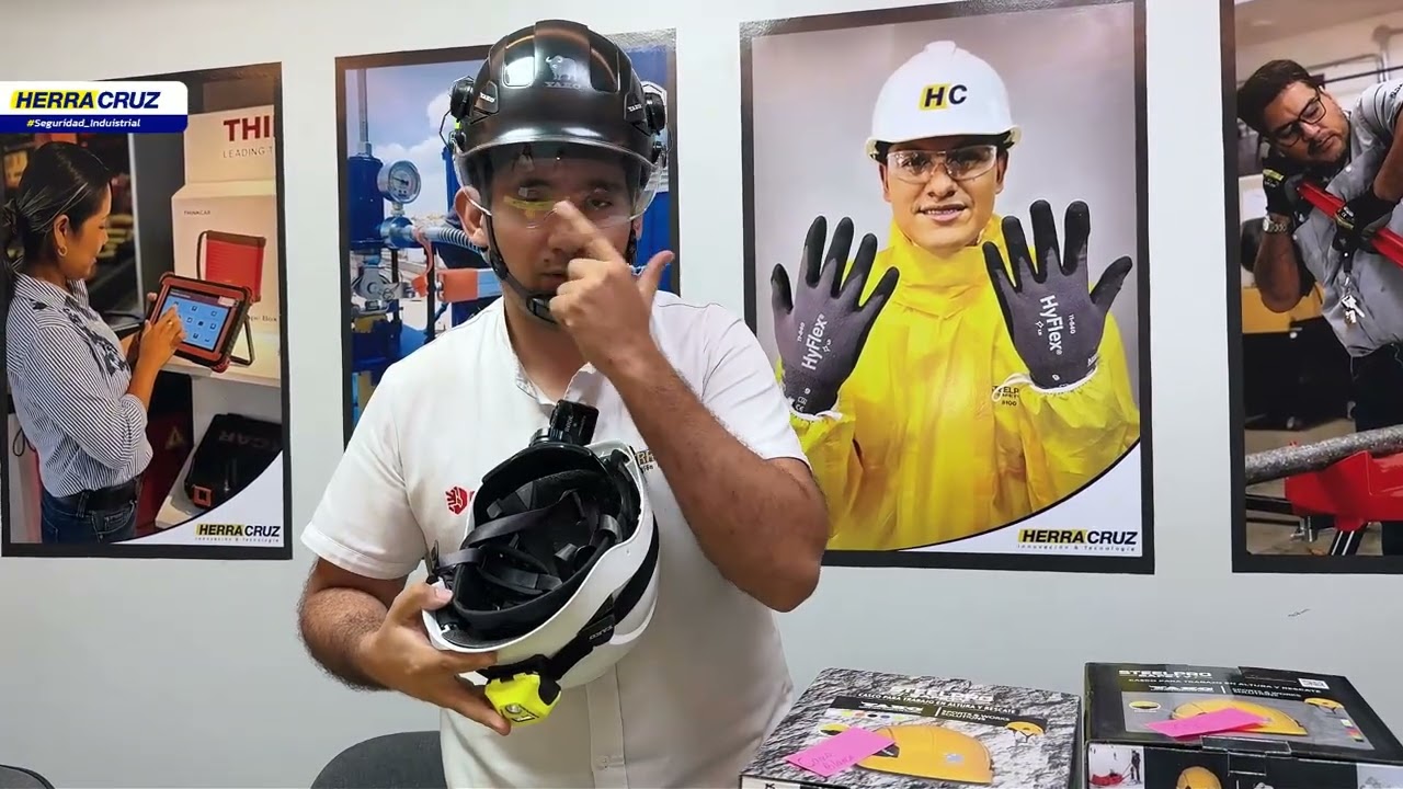 Casco Yako para trabajo en alturas