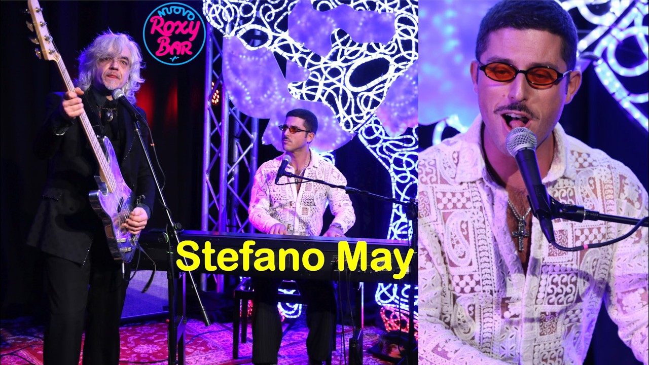 STEFANO MAY da Chopin a Morgan e Franco Fasano in un live da emozioni forti al Nuovo Roxy Bar