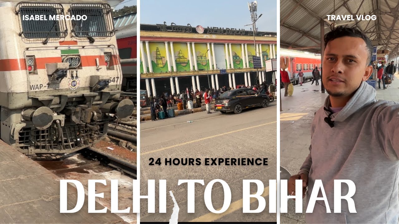 4 hours late hui  apni humsafar train Delhi To Bihar #travel #trainvlog #indianrailways 