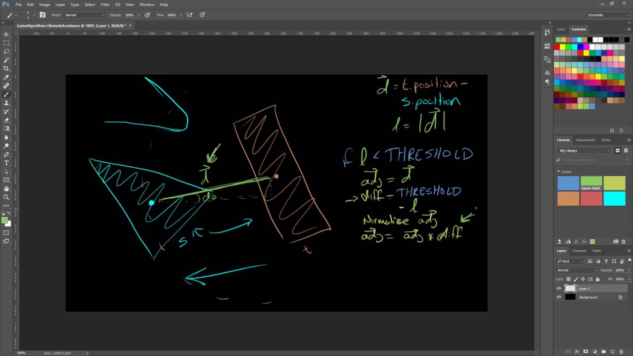 [Game Algorithms] 05 - Obstacle Avoidance AI
