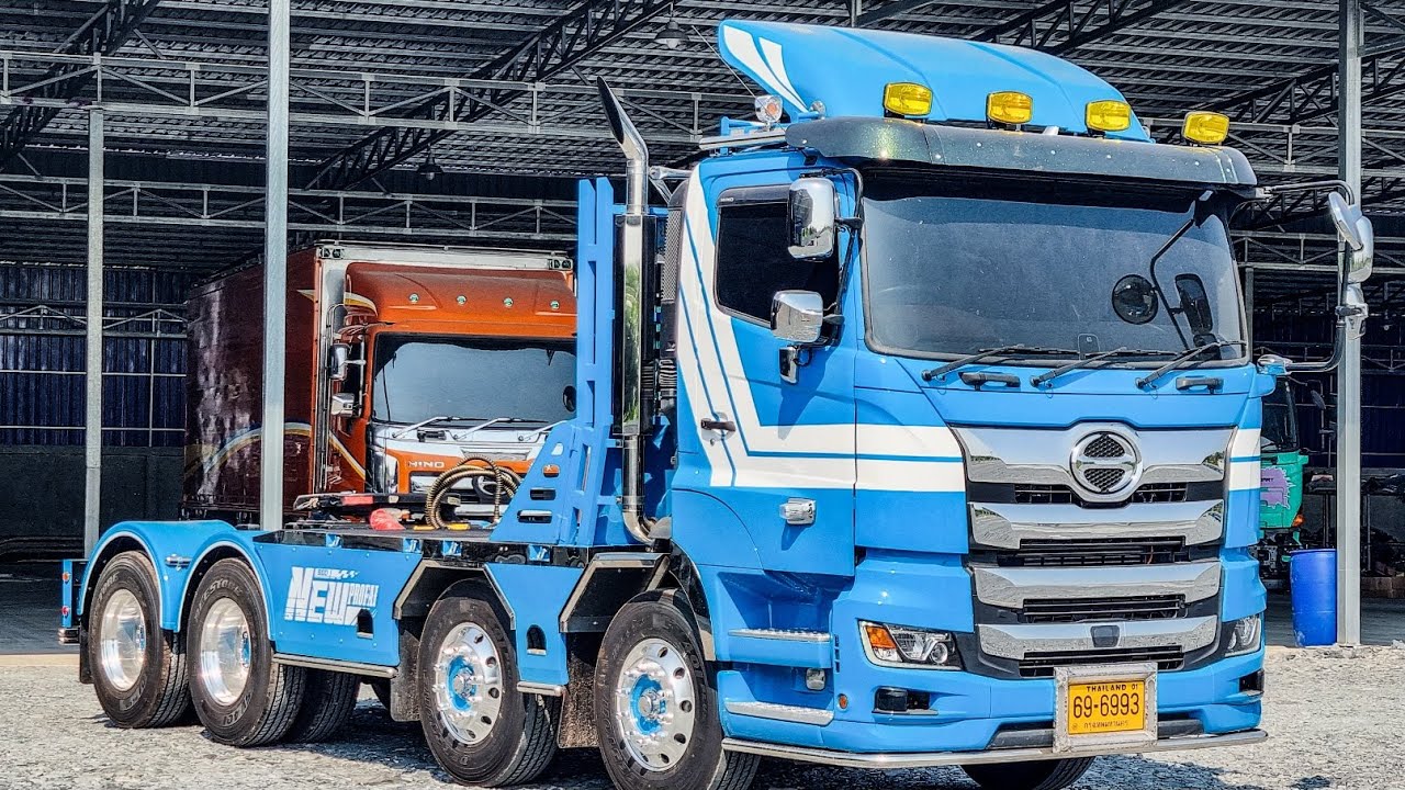 รถลูกค้า new Profia จาก8ล้อคันงาม เป็นหัวลาก 12ล้อ2เพลาทรงสุดเท่ห์ เตรียมไปลากหางเซมิดั๊มพ์