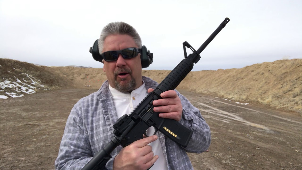 Ruger AR 5.56 First Shots!