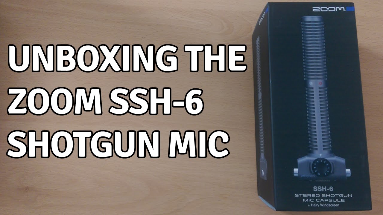 Unboxing the Zoom SSH-6 Stereo Shotgun Mic