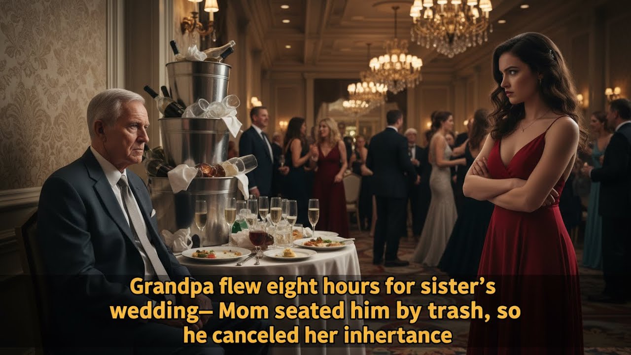 GRANDPA FLEW EIGHT HOURS FOR SISTER’S WEDDING—MOM SEATED HIM BY TRASH, SO HE CANCELED HER.....