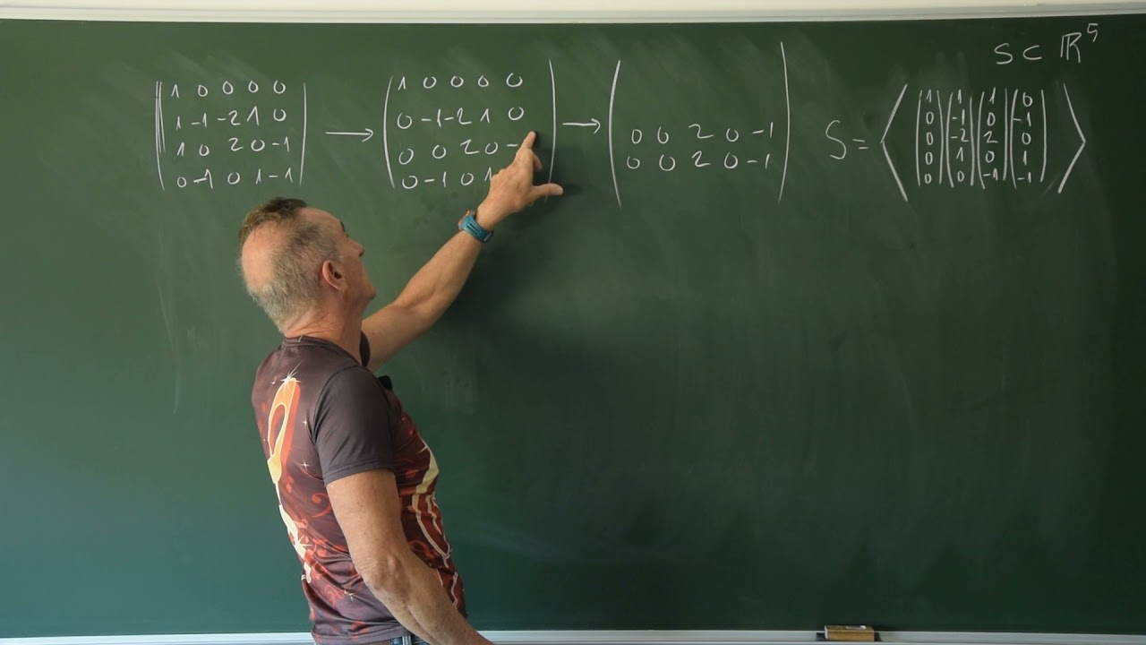 06 Ecuaciones Paramétricas y Cartesianas de un subespacio vectorial. Subespacio suma e intersección.