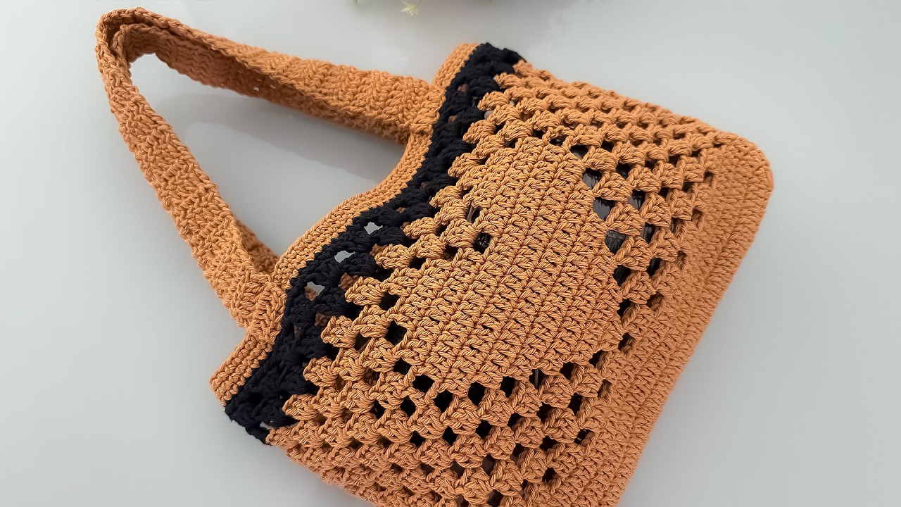 BOLSA DE CROCHÊ MARY SOUZA passo a passo completo