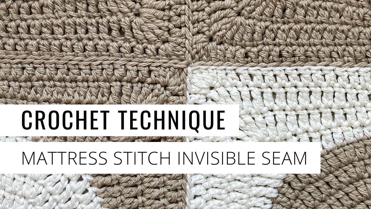 Mattress Stitch Invisible Seam