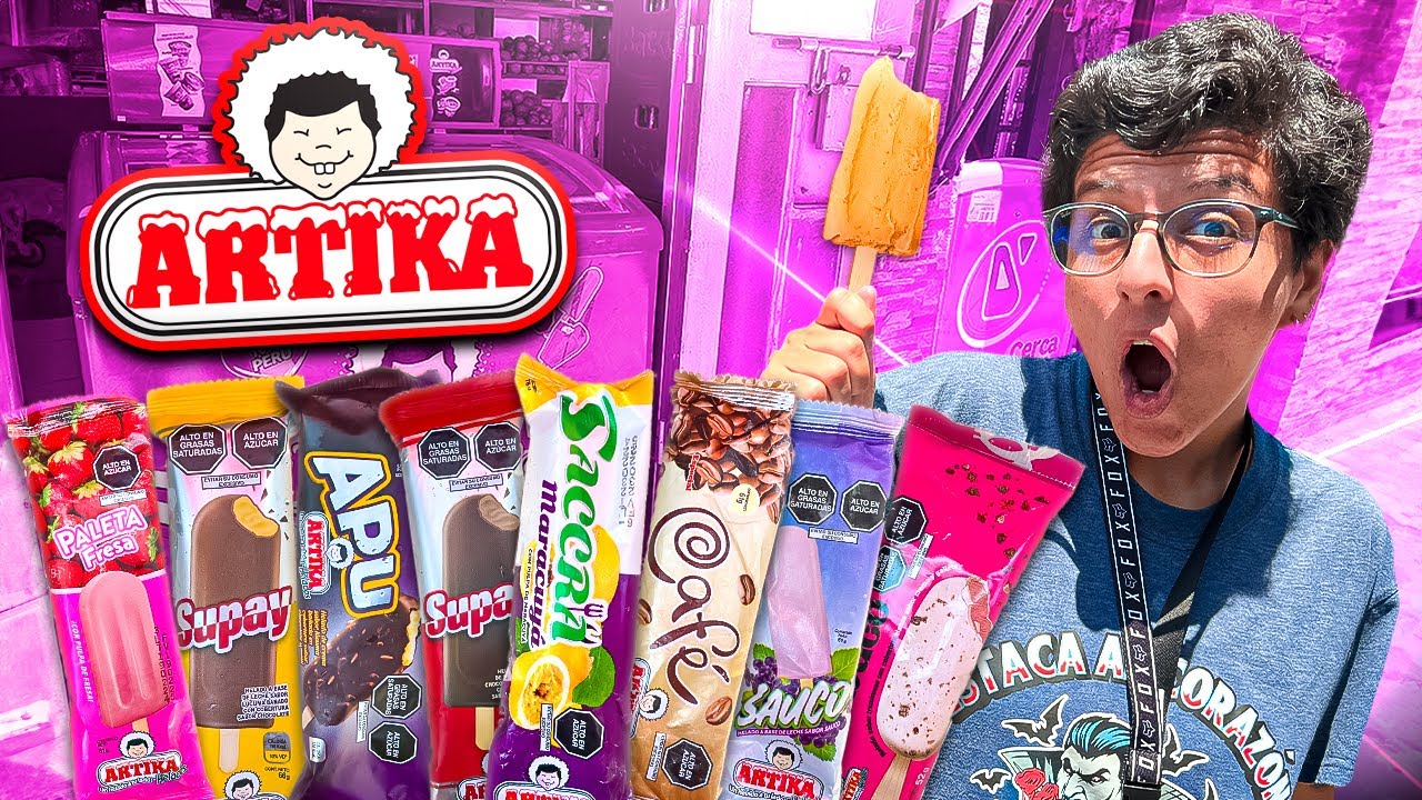 PROBAMOS TODOS LOS HELADOS DE ARTIKA - Ariana Bolo Arce