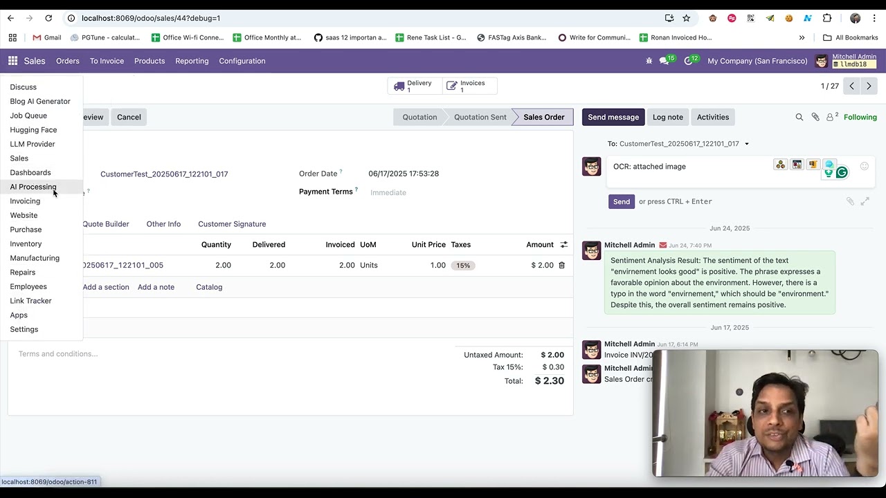 Odoo Huggingface Integration