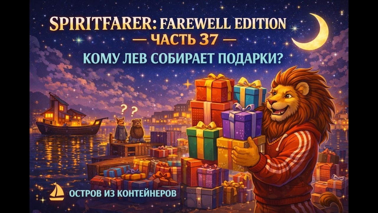 🌙⛵ SPIRITFARER: FAREWELL EDITION — ЧАСТЬ 37 | КОМУ ЛЕВ СОБИРАЕТ ПОДАРКИ?
