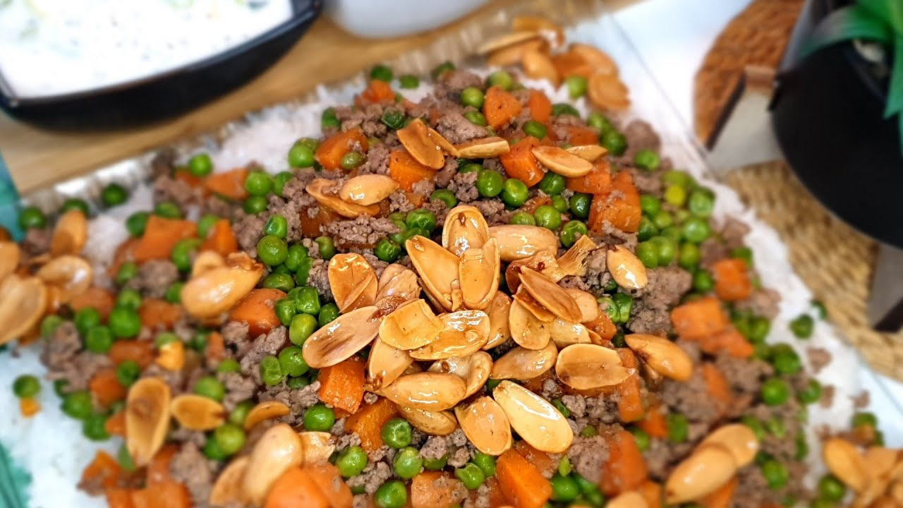 رز وبازلاء وجزر Riz aux petits pois et aux carottes سهلة وسريعة التحضير