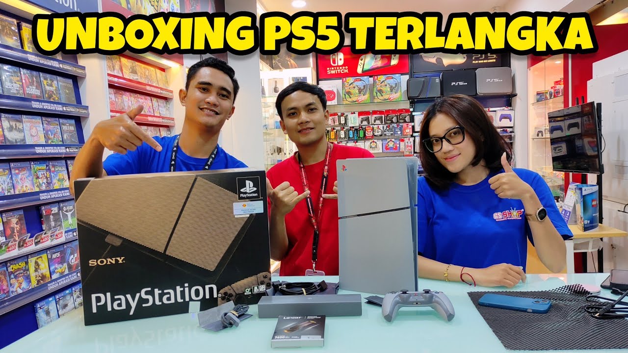 BIKIN HEBOH UNBOXING PS5 ANNIVERSARY TERLIMITED EDITION