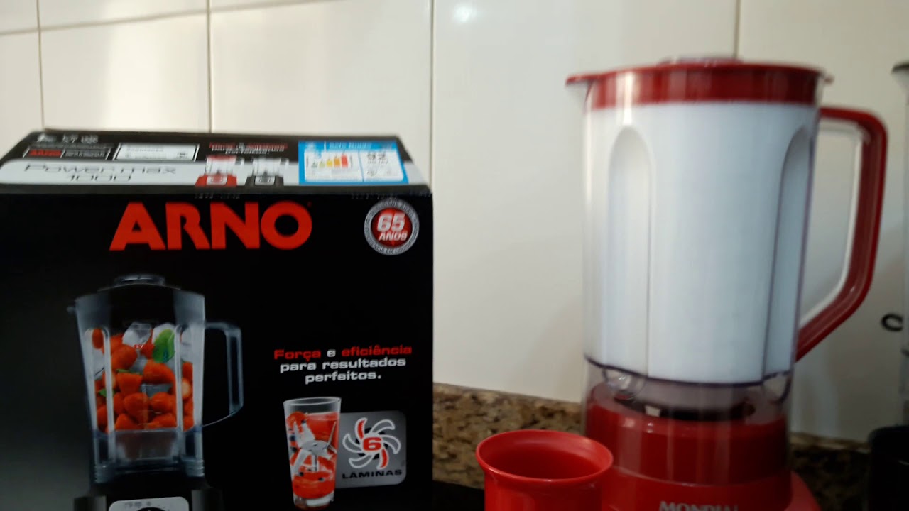 Novo liquidificador Arno Power Max 1000