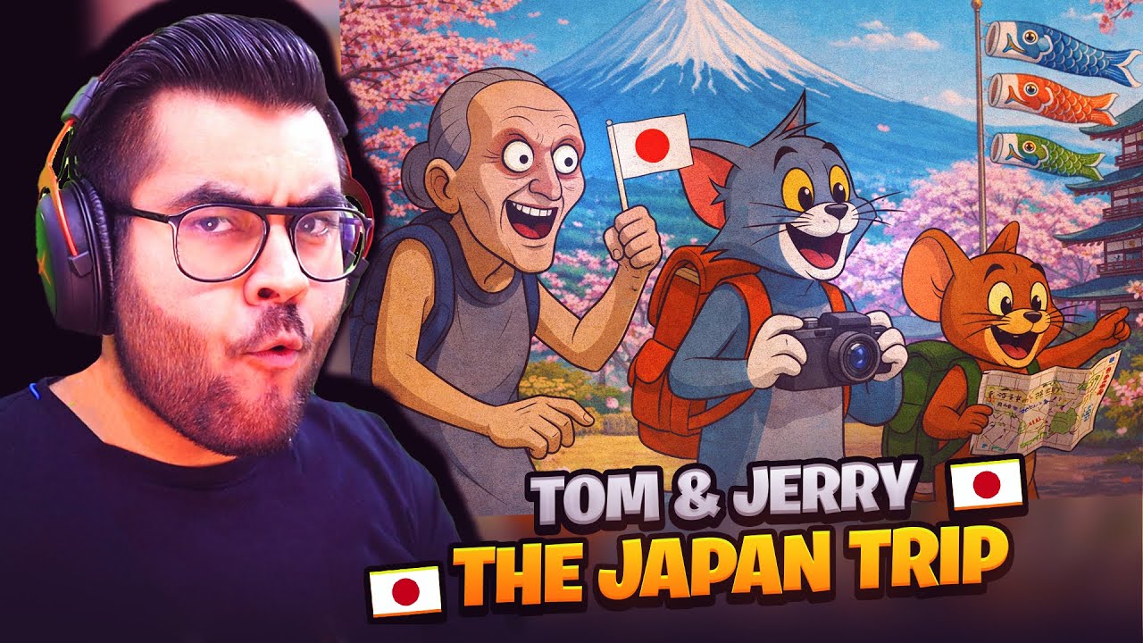 😂 TOM,  JERRY & GRANNY Multiplayer JAPAN TRIP 😂 | Funny | Hitesh KS